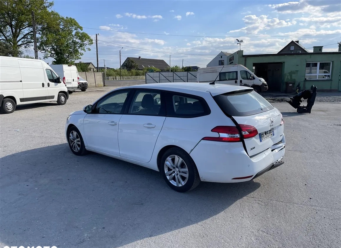 Peugeot 308 cena 33750 przebieg: 68000, rok produkcji 2020 z Wyrzysk małe 529